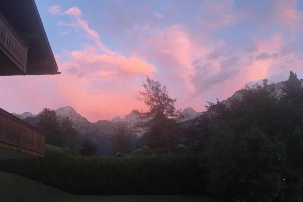 Cozy Apartment In The Heart Of The Alps Chateau-d'Oex Bagian luar foto