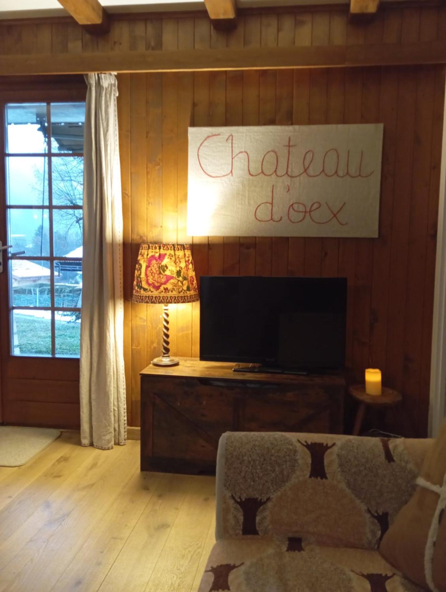 Cozy Apartment In The Heart Of The Alps Chateau-d'Oex Bagian luar foto